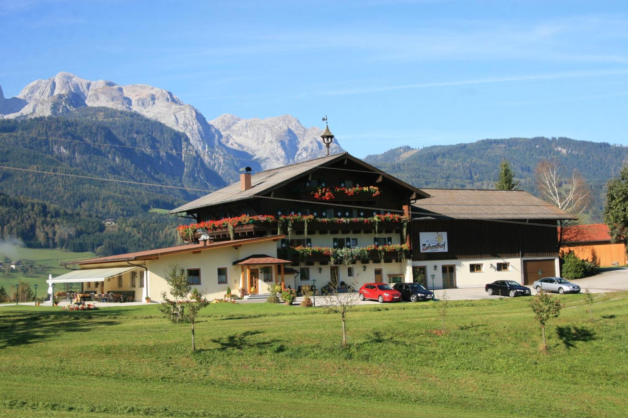 Landgasthof Hotel Zehenthof Pfarrwerfen Kültér fotó